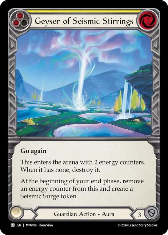 Geyser of Seismic Stirrings (Yellow) [MPG104] (Mastery Pack Guardian) | Gamers Paradise