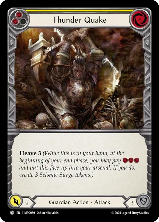 Thunder Quake (Yellow) [MPG089] (Mastery Pack Guardian) | Gamers Paradise