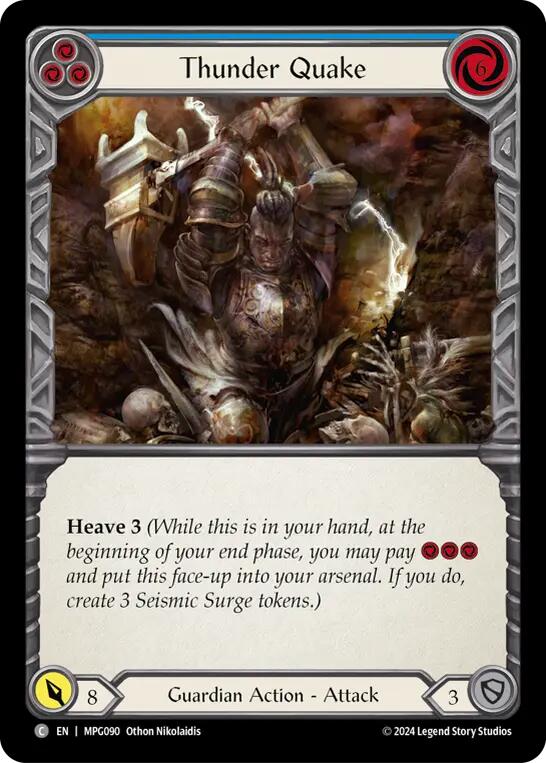 Thunder Quake (Blue) [MPG090] (Mastery Pack Guardian) | Gamers Paradise