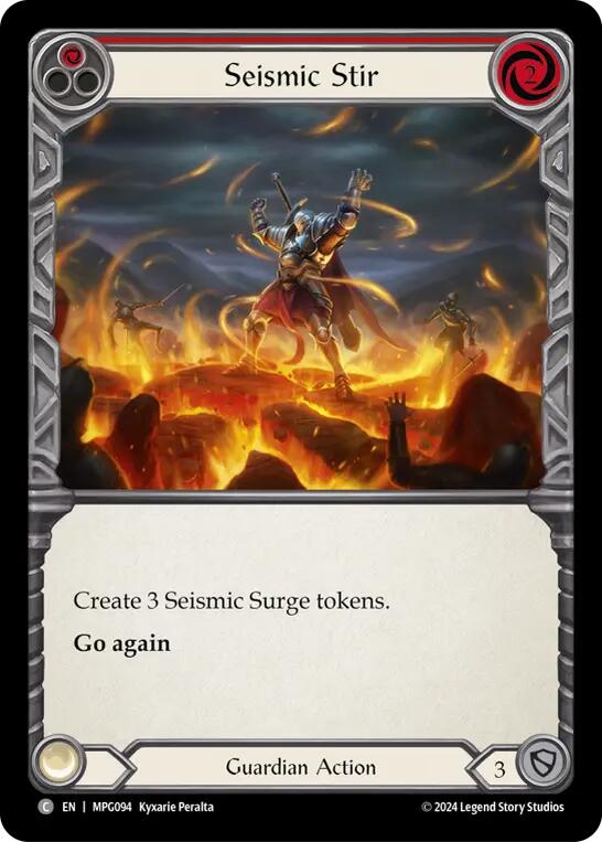 Seismic Stir (Red) [MPG094] (Mastery Pack Guardian) | Gamers Paradise