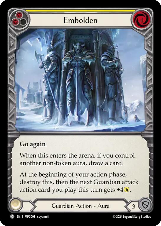 Embolden (Yellow) [MPG098] (Mastery Pack Guardian) | Gamers Paradise