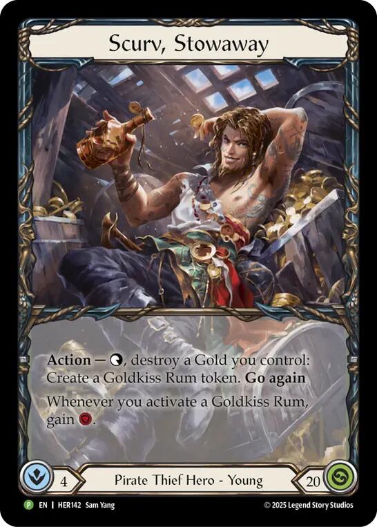 Scurv, Stowaway [HER142] (Promo)  Rainbow Foil | Gamers Paradise