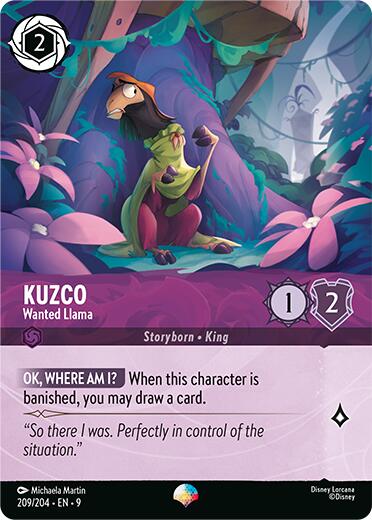 Kuzco - Wanted Llama (Epic) (209/204) [Fabled] | Gamers Paradise
