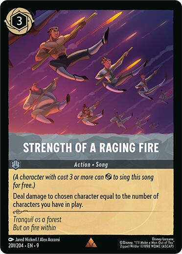 Strength of a Raging Fire (201/204) [Fabled] | Gamers Paradise