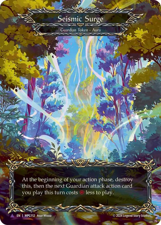 Seismic Surge (Forest) (Marvel) [MPG112] (Mastery Pack Guardian)  Cold Foil | Gamers Paradise