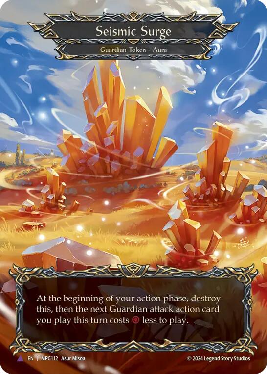 Seismic Surge (Crystal) (Marvel) [MPG112] (Mastery Pack Guardian)  Cold Foil | Gamers Paradise