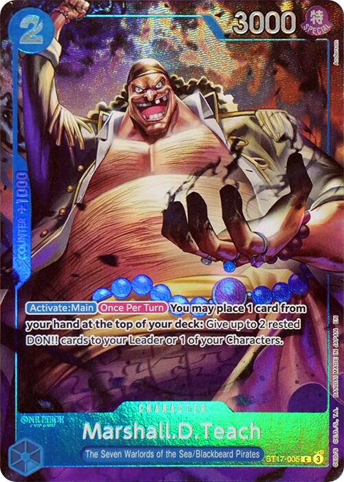 Marshall.D.Teach (Seven Warlords of the Sea Binder Set) [One Piece Promotion Cards] | Gamers Paradise