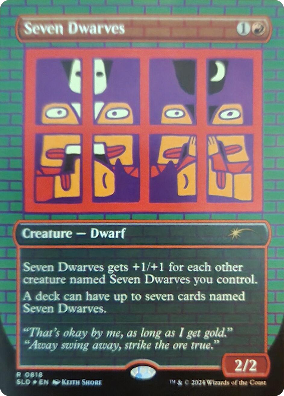 Seven Dwarves (0818) (Rainbow Foil) [Secret Lair Drop Series] | Gamers Paradise