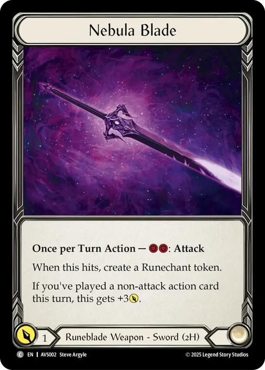 Nebula Blade [AVS002] (Armory Deck: Legends Viserai) | Gamers Paradise