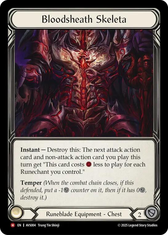 Bloodsheath Skeleta [AVS004] (Armory Deck: Legends Viserai) | Gamers Paradise