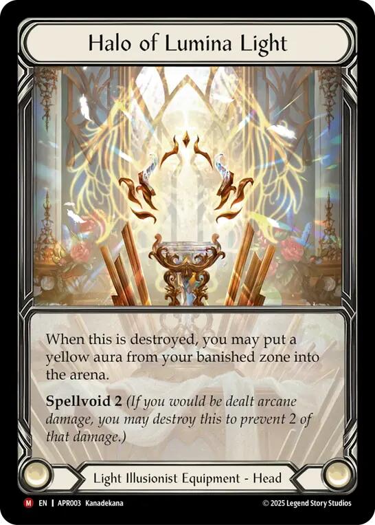 Halo of Lumina Light [APR003] (Armory Deck: Legends Prism)  Cold Foil | Gamers Paradise