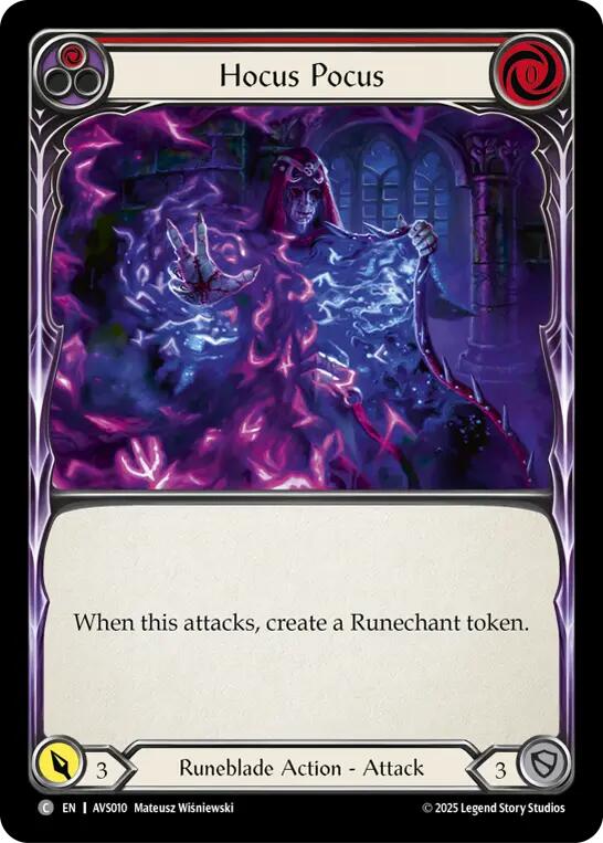 Hocus Pocus (Red) [AVS010] (Armory Deck: Legends Viserai) | Gamers Paradise