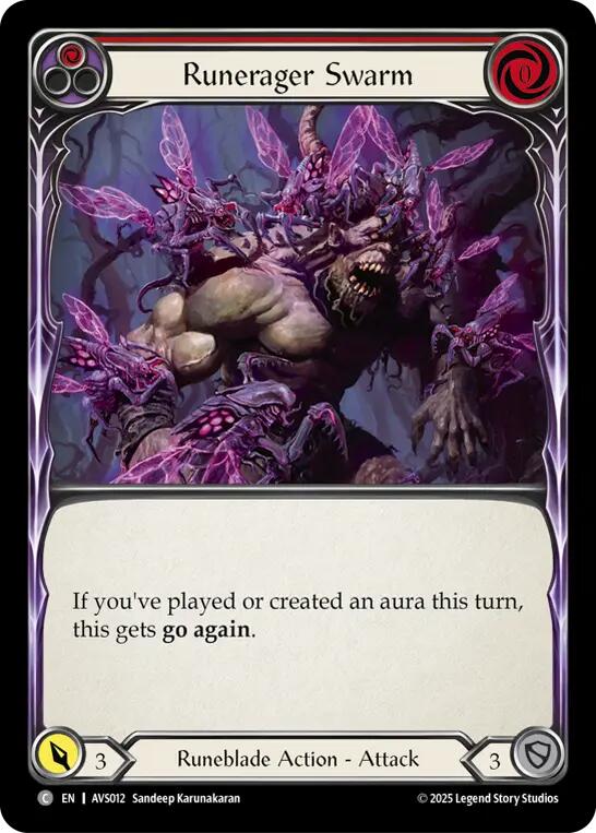 Runerager Swarm (Red) [AVS012] (Armory Deck: Legends Viserai) | Gamers Paradise