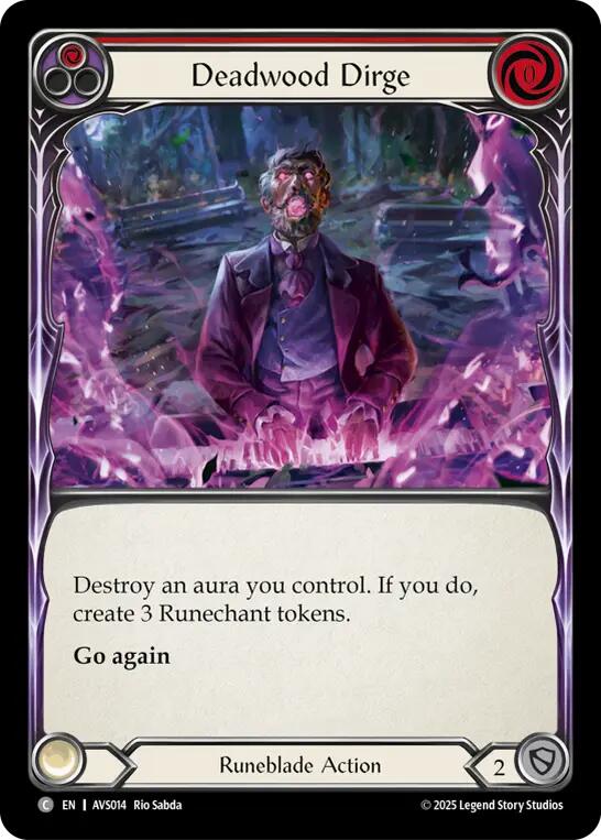 Deadwood Dirge (Red) [AVS014] (Armory Deck: Legends Viserai) | Gamers Paradise