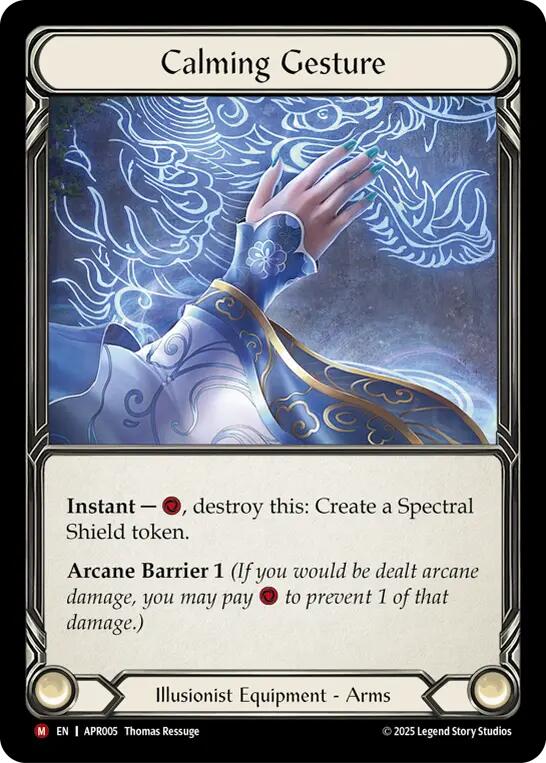 Calming Gesture [APR005] (Armory Deck: Legends Prism) | Gamers Paradise