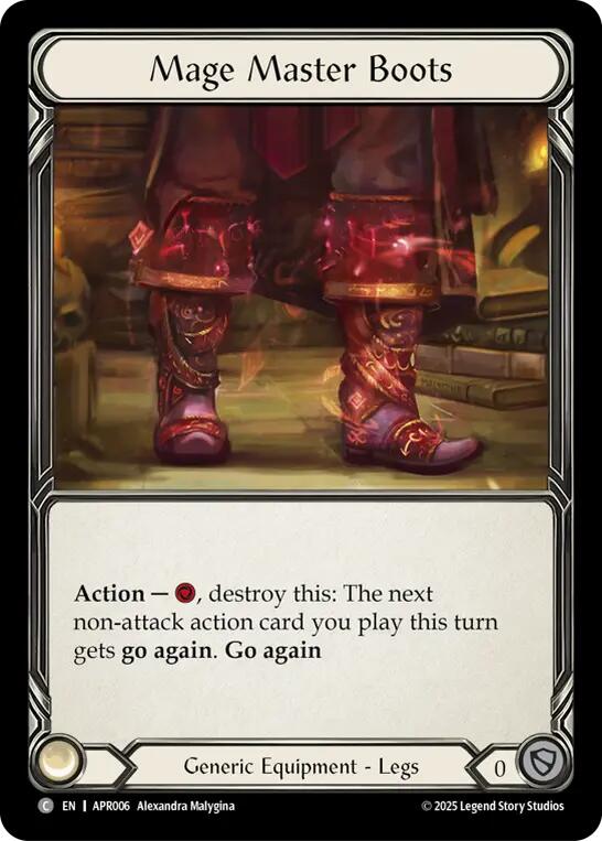 Mage Master Boots [APR006] (Armory Deck: Legends Prism) | Gamers Paradise