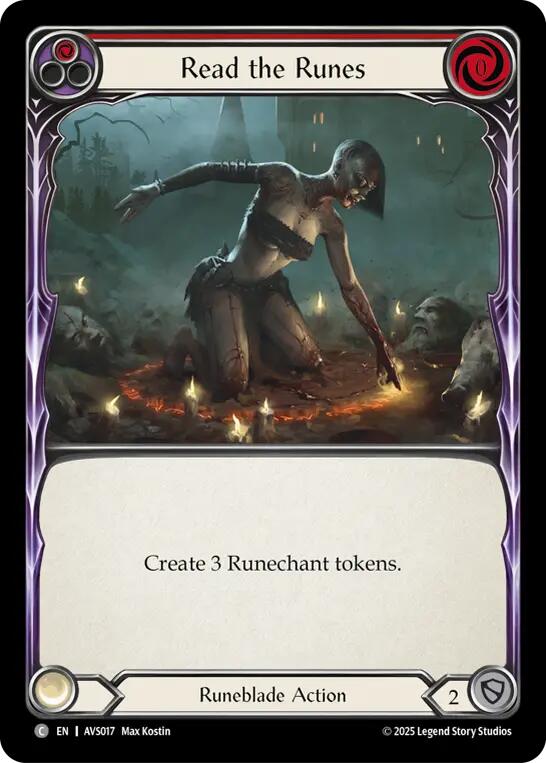 Read the Runes (Red) [AVS017] (Armory Deck: Legends Viserai) | Gamers Paradise