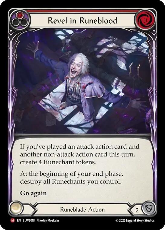 Revel in Runeblood (Red) [AVS018] (Armory Deck: Legends Viserai) | Gamers Paradise