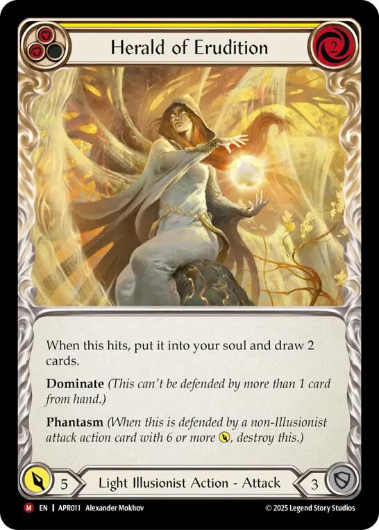 Herald of Erudition [APR011] (Armory Deck: Legends Prism) | Gamers Paradise