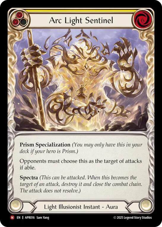 Arc Light Sentinel [APR016] (Armory Deck: Legends Prism) | Gamers Paradise
