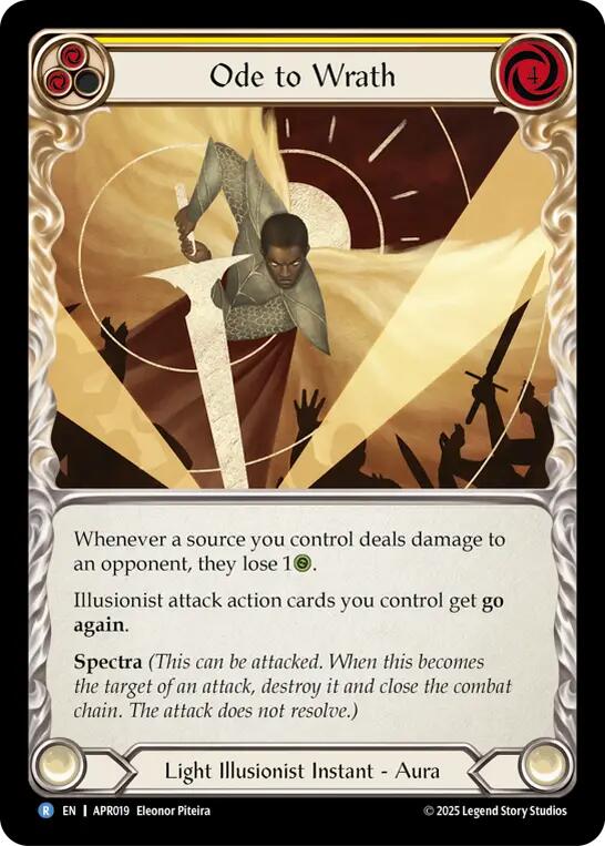 Ode to Wrath [APR019] (Armory Deck: Legends Prism) | Gamers Paradise