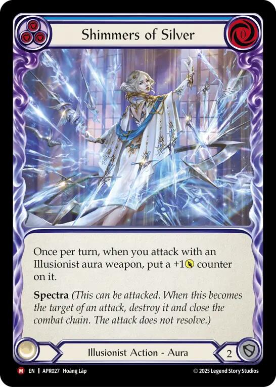Shimmers of Silver [APR027] (Armory Deck: Legends Prism) | Gamers Paradise