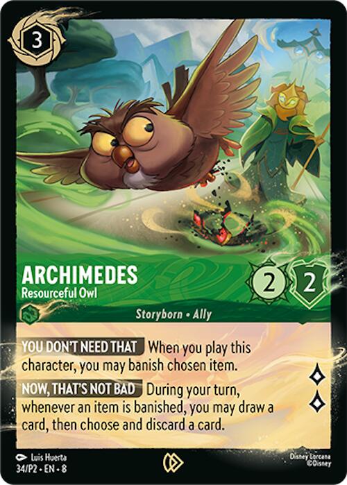 Archimedes - Resourceful Owl (34/P2) [Promo Cards] | Gamers Paradise