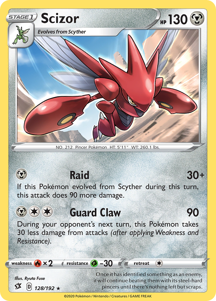 Scizor (128/192) [Sword & Shield: Rebel Clash] | Gamers Paradise