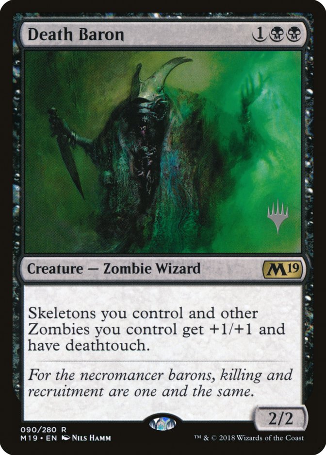 Death Baron (Promo Pack) [Core Set 2019 Promos] | Gamers Paradise