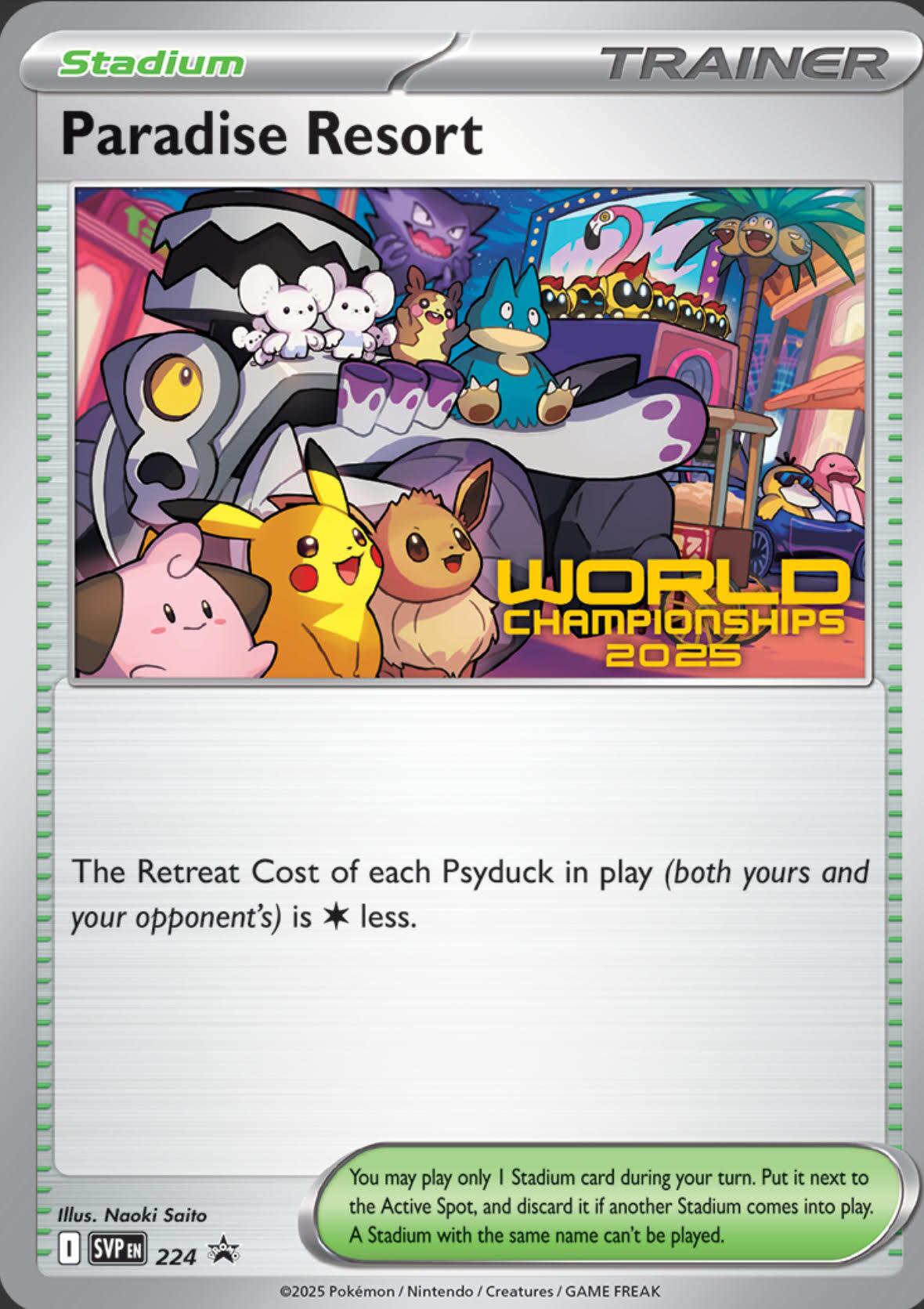 Paradise Resort (224) (World Championships 2025) [Scarlet & Violet: Black Star Promos] | Gamers Paradise