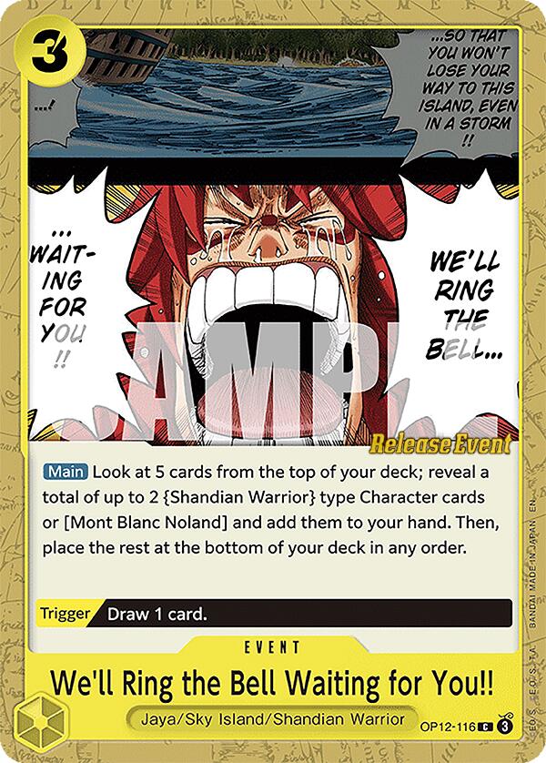 We'll Ring the Bell Waiting for You!! [Legacy of the Master Release Event Cards] | Gamers Paradise
