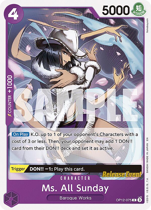 Ms. All Sunday [Legacy of the Master Release Event Cards] | Gamers Paradise