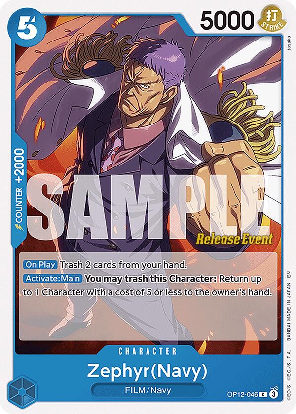 Zephyr(Navy) [Legacy of the Master Release Event Cards] | Gamers Paradise