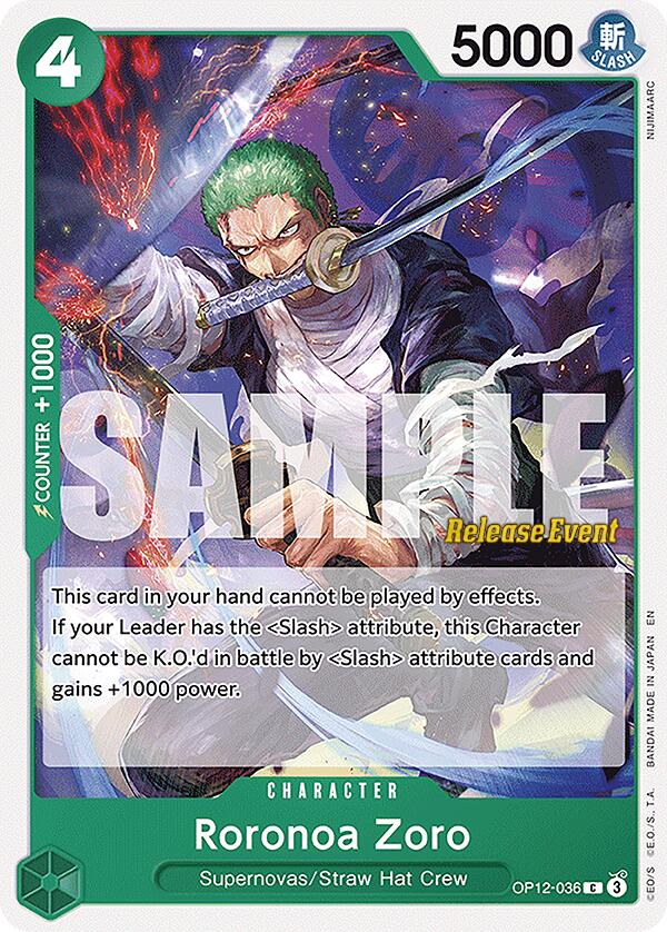 Roronoa Zoro [Legacy of the Master Release Event Cards] | Gamers Paradise