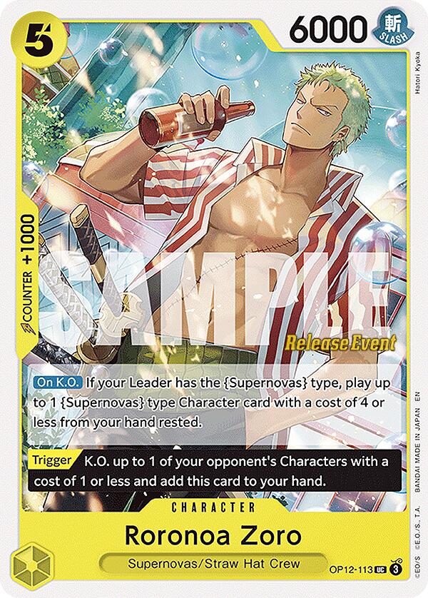 Roronoa Zoro [Legacy of the Master Release Event Cards] | Gamers Paradise