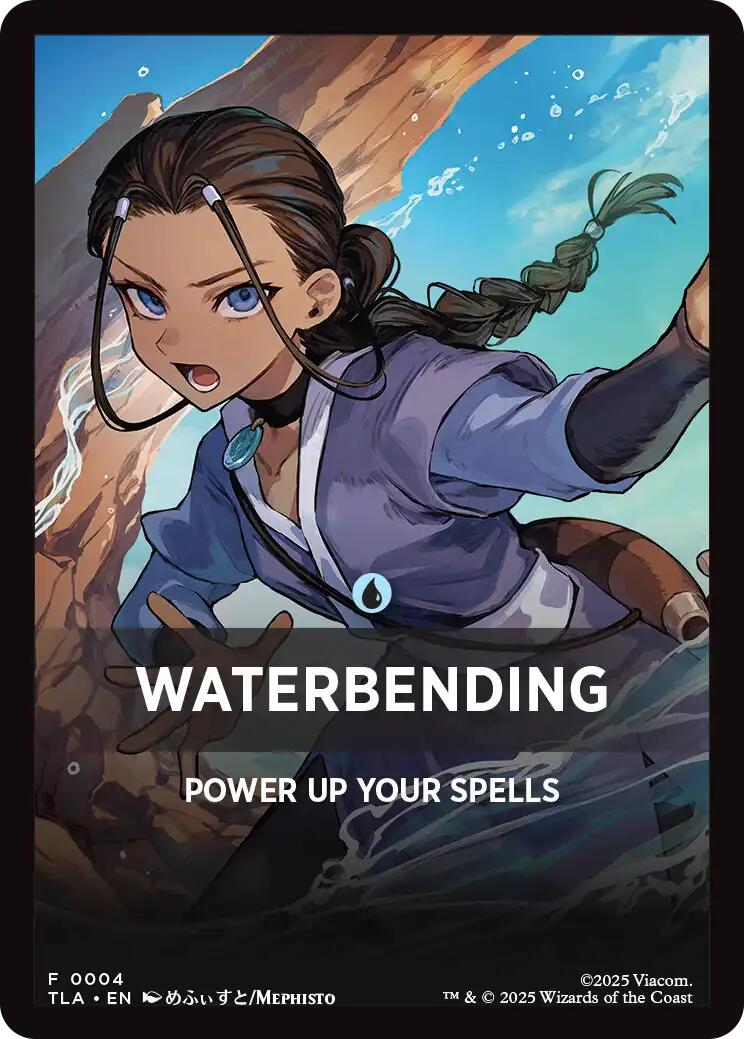 Waterbending Theme Card [Avatar: The Last Airbender Tokens] | Gamers Paradise