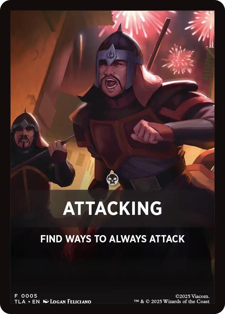 Attacking Theme Card [Avatar: The Last Airbender Tokens] | Gamers Paradise