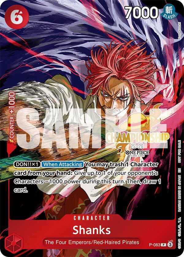 Shanks (CS 25-26 Event Pack) [One Piece Promotion Cards] | Gamers Paradise