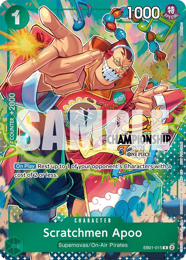 Scratchmen Apoo (CS 25-26 Celebration Pack) [One Piece Promotion Cards] | Gamers Paradise