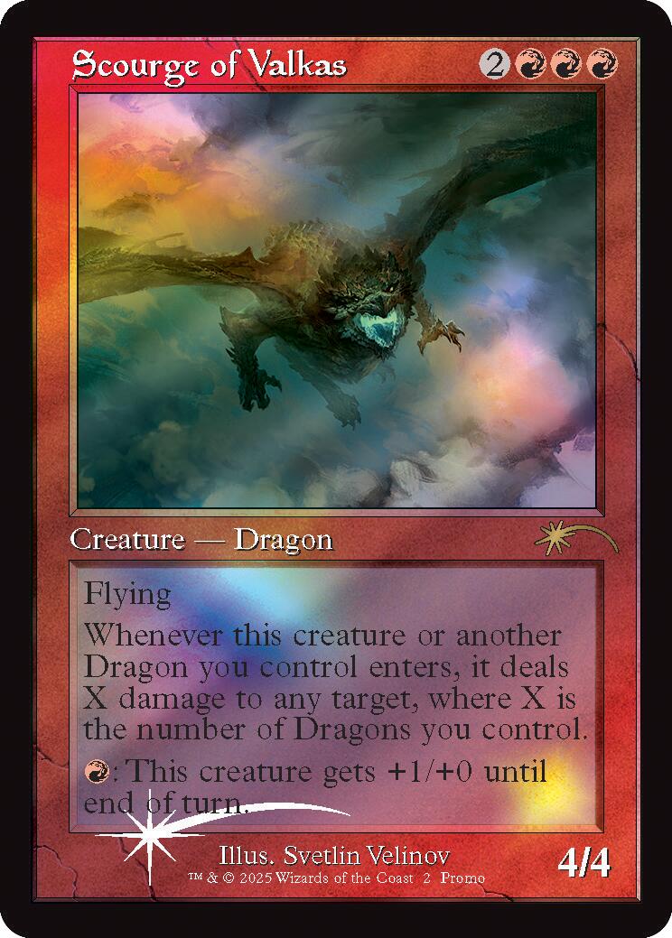 Scourge of Valkas (Retro Frame) [Secret Lair Drop Series] | Gamers Paradise
