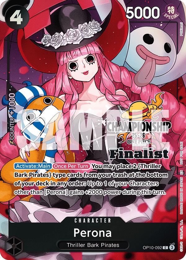 Perona (CS 25-26 Finalist Card Set 1) [One Piece Promotion Cards] | Gamers Paradise