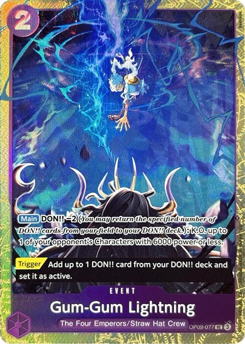 Gum-Gum Lightning (Premium Card Collection -Best Selection Vol. 4-) [One Piece Promotion Cards] | Gamers Paradise