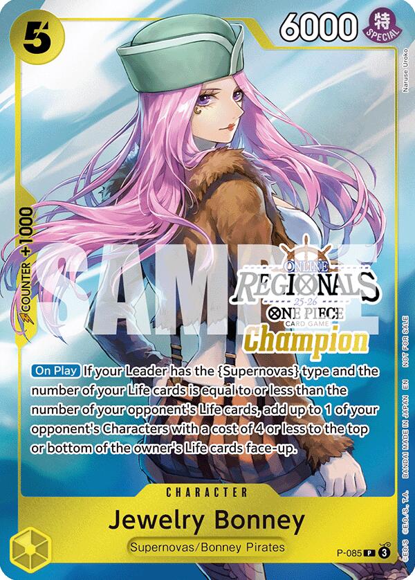 Jewelry Bonney (Online Regional Champion Card Set 2025 Vol.2) [One Piece Promotion Cards] | Gamers Paradise