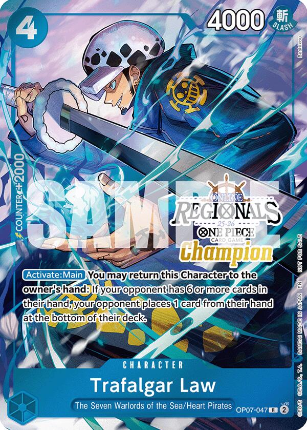 Trafalgar Law (Online Regional Champion Card Set 2025 Vol.2) [One Piece Promotion Cards] | Gamers Paradise