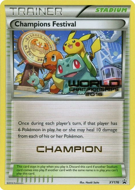 Champions Festival (XY176) (2016 Champion) [XY: Black Star Promos] | Gamers Paradise