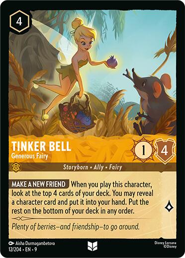 Tinker Bell - Generous Fairy (12/204) [Fabled] | Gamers Paradise