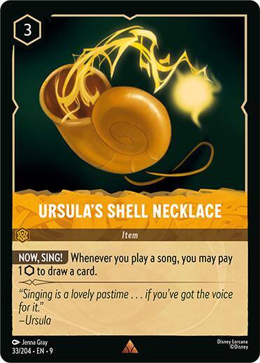 Ursula's Shell Necklace (33/204) [Fabled] | Gamers Paradise