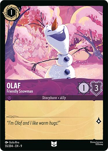 Olaf - Friendly Snowman (55/204) [Fabled] | Gamers Paradise
