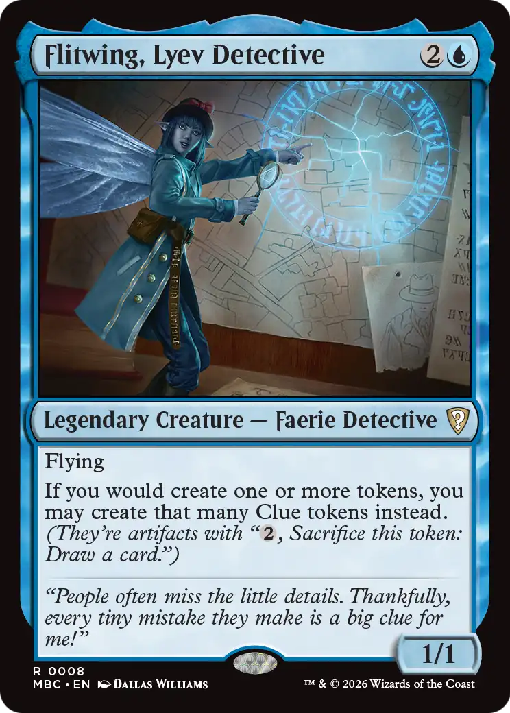 Flitwing, Lyev Detective [Mystery Booster: Commander Edition] | Gamers Paradise