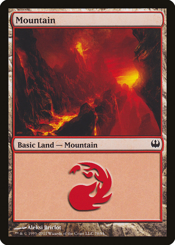 Mountain (78) [Duel Decks: Knights vs. Dragons] | Gamers Paradise